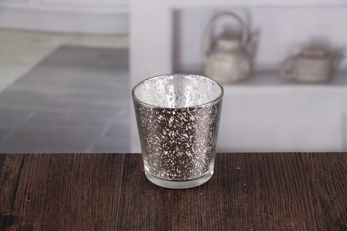 Small silver candle holders