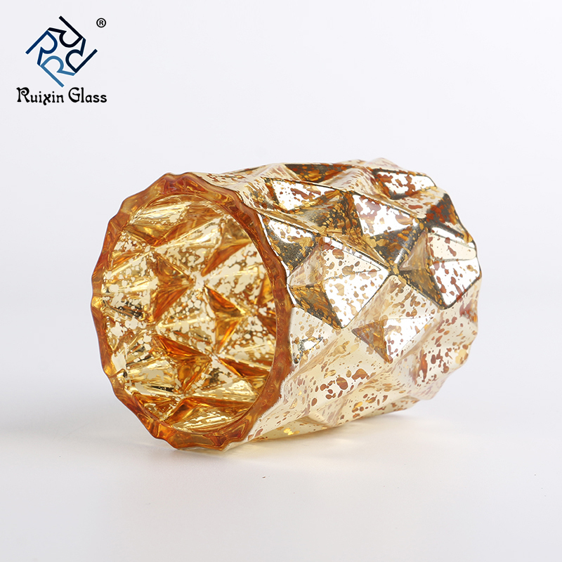 mosaic glass votive candle holders