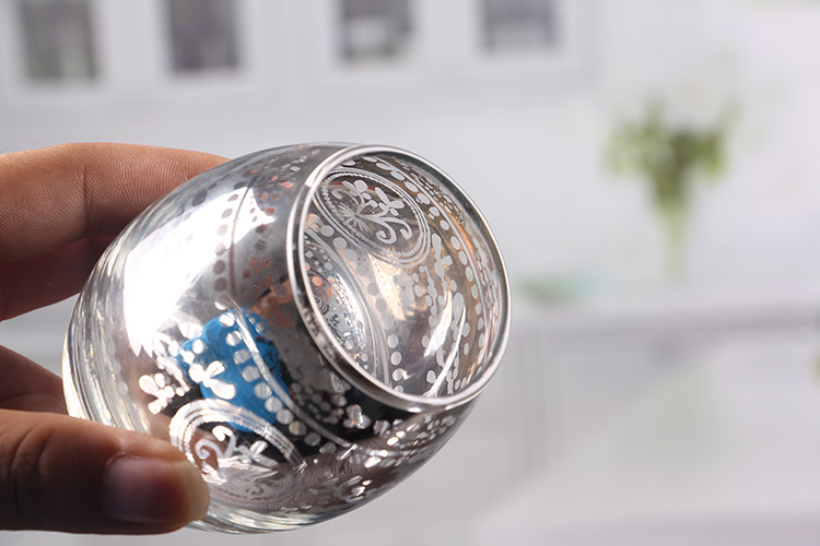 Silver candle holders