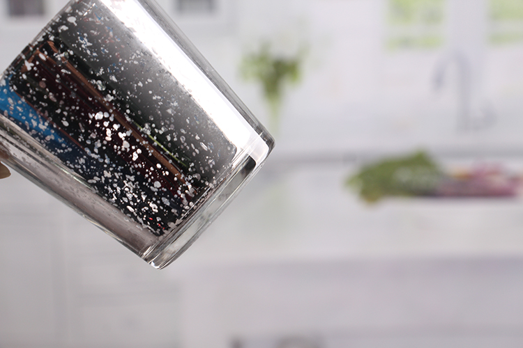 Small silver candle holders