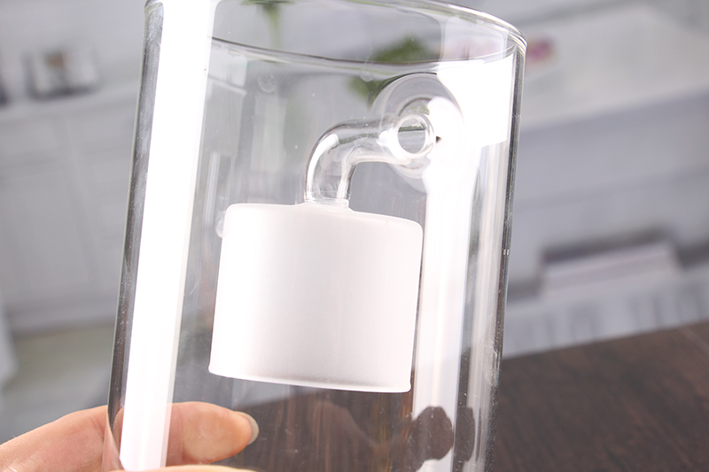 Glass hurricane candle holders