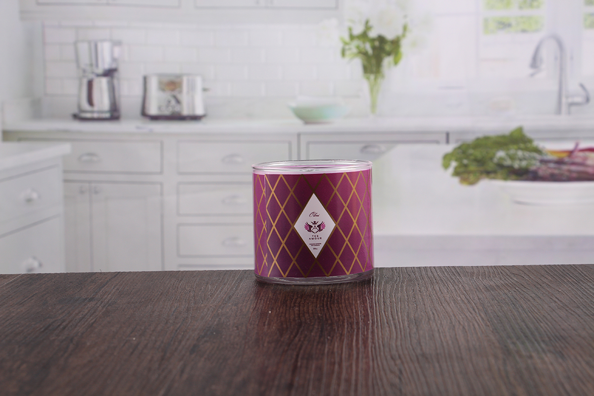 brown candle holders