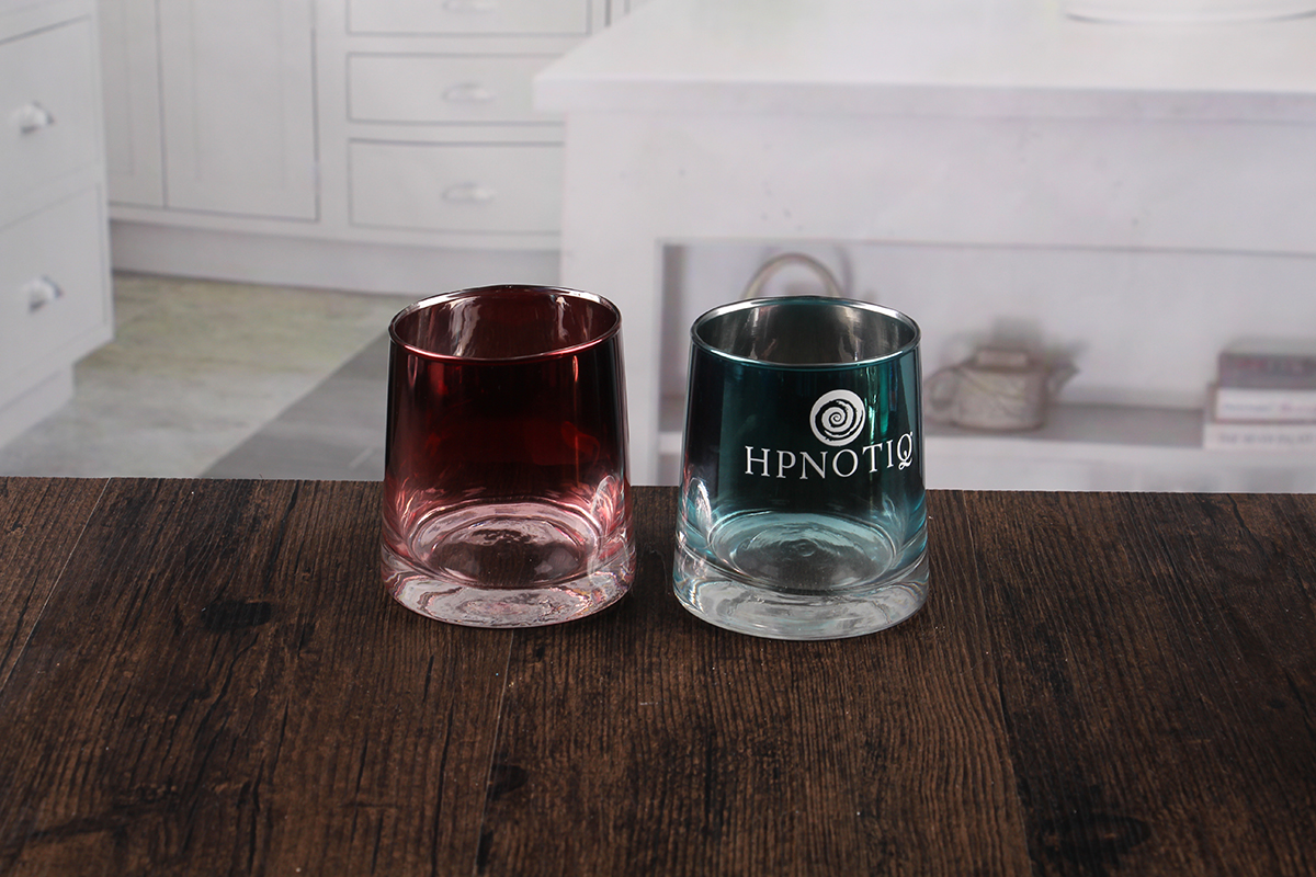 Decorating glass candle holders