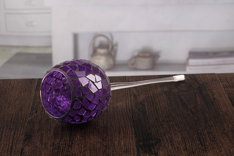 Colored glass votive holders