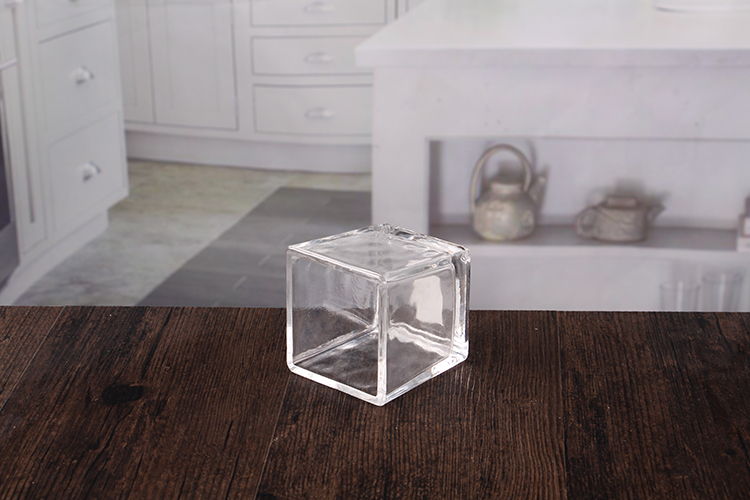 Clear glass tealight holders