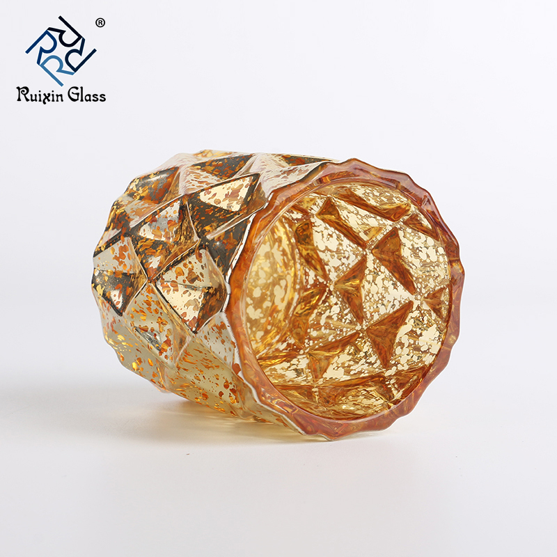 mosaic glass votive candle holders