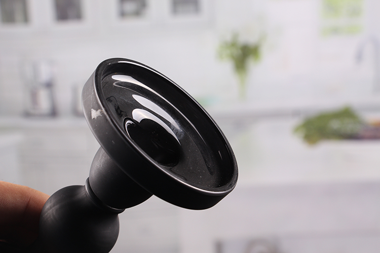 Black pillar candle holders