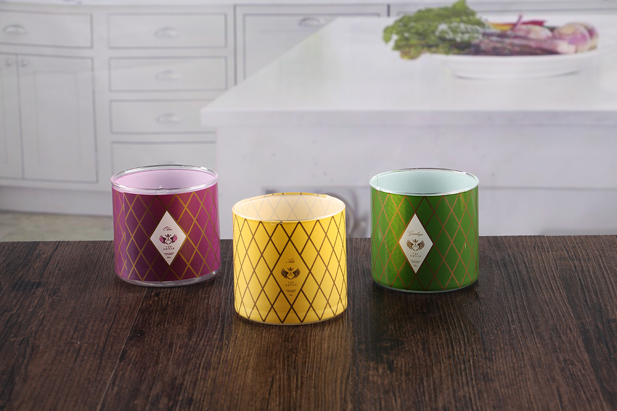 Decorative hurricane candle holders