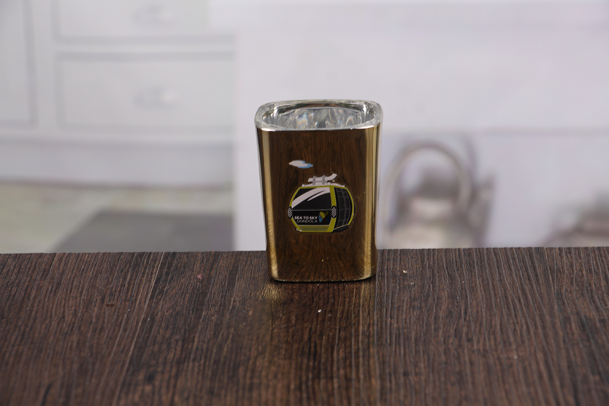 Yellow votive candle holders