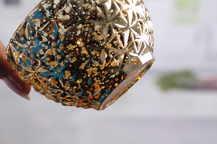 Small gold candle holders