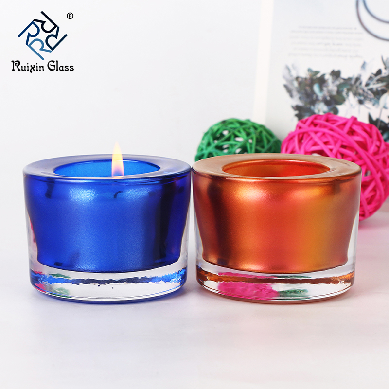 3 inch glass candle holder