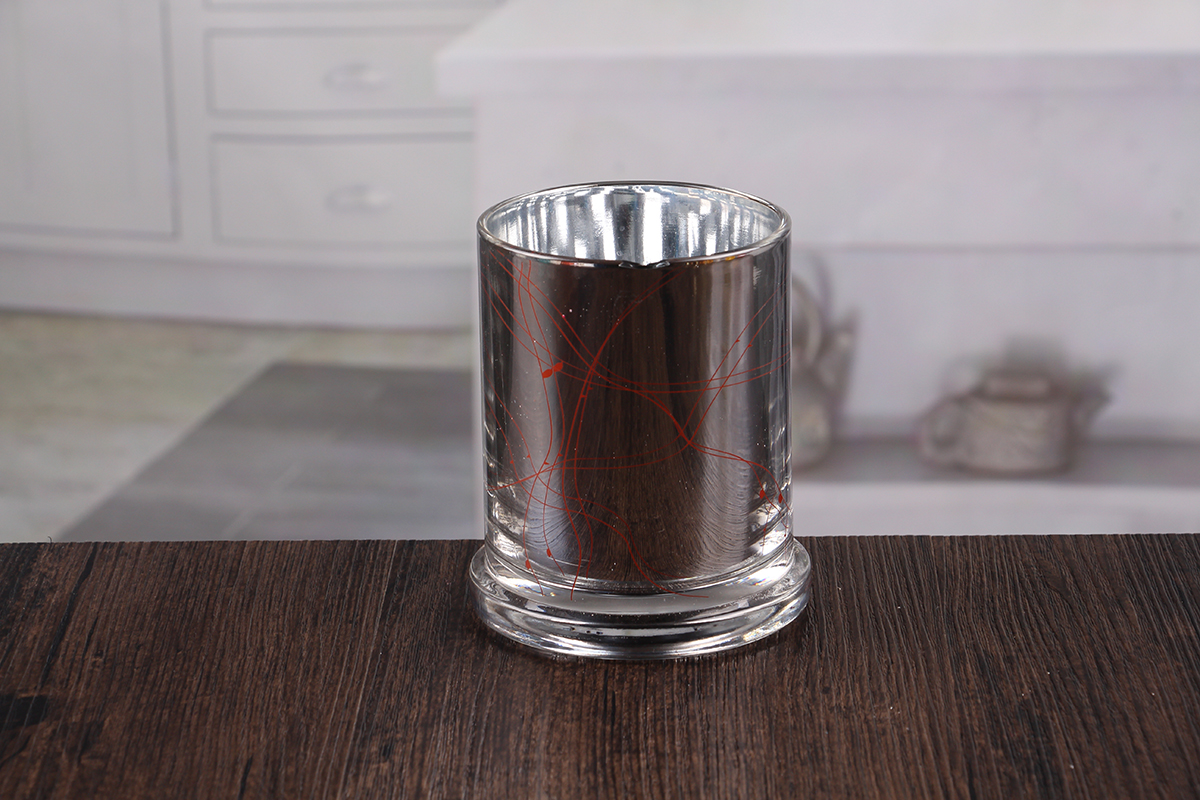 4 inch silver candle holders