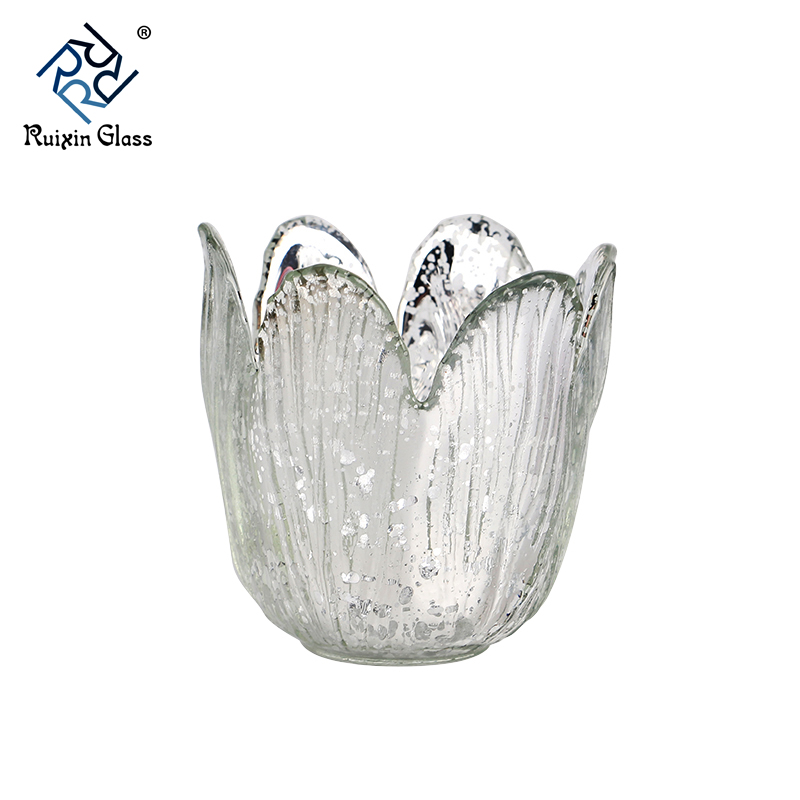 Colored ceramic candle holders