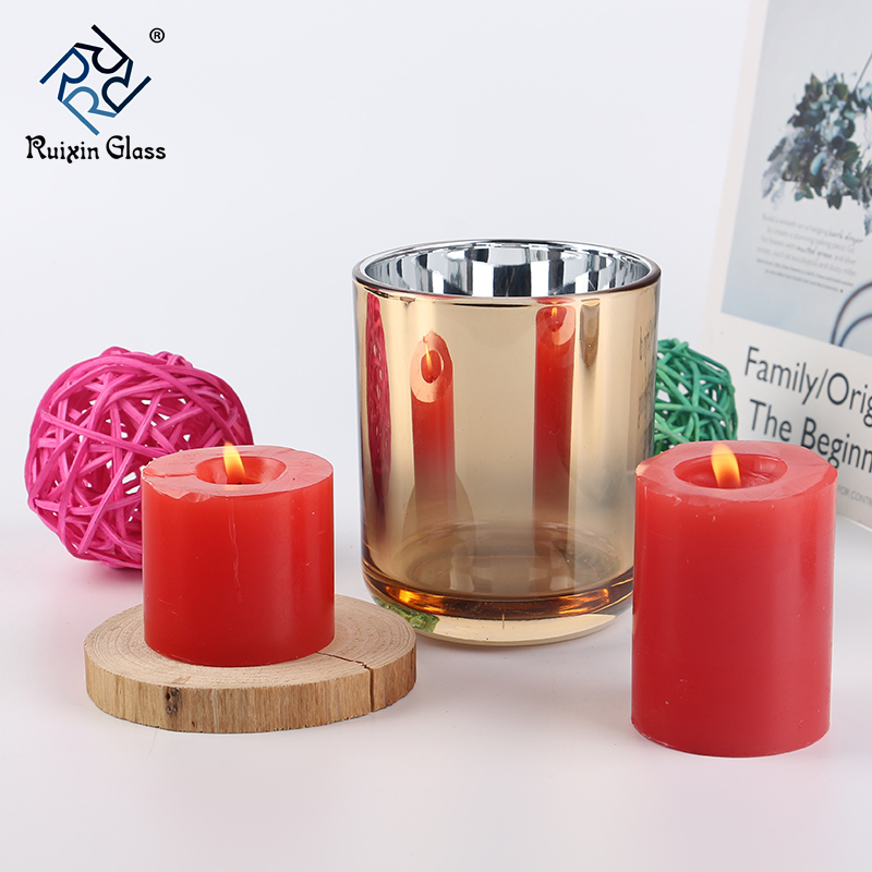 Golden candle holders