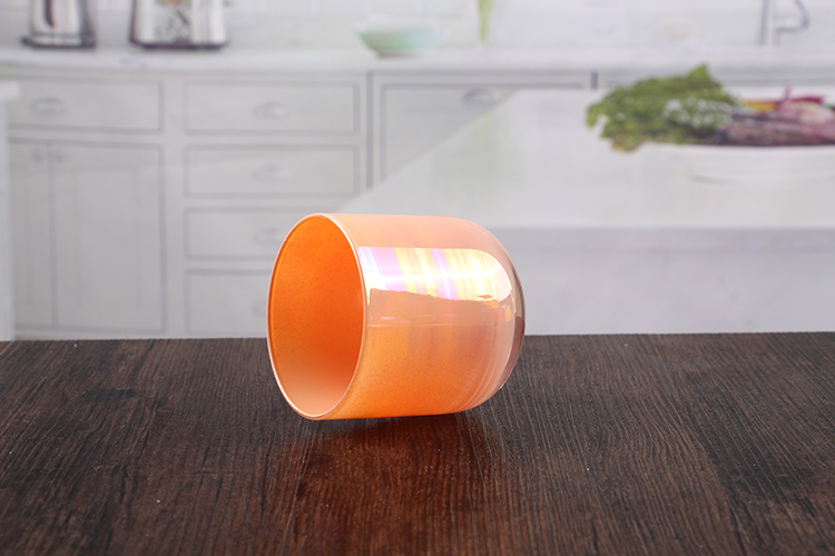 Glass candle coasters