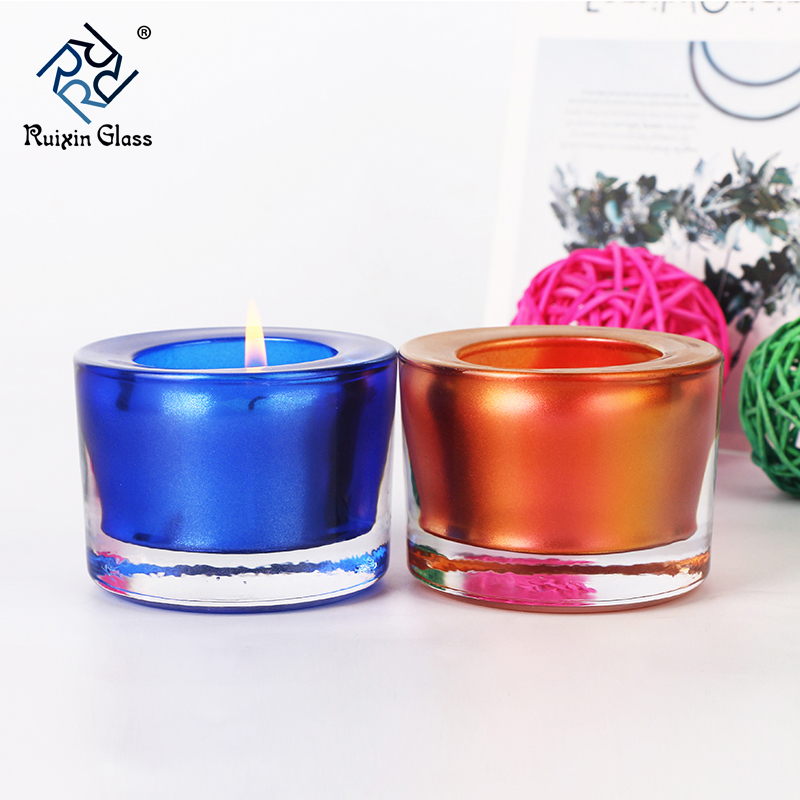 3 inch glass candle holder