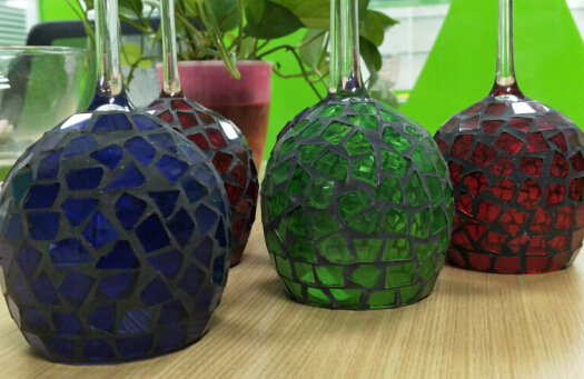 Crackle Mosaic Candle Holder Verkäufer