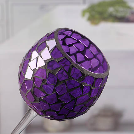 Bottomless mosaic candle holder colored glass votive holders wholesale