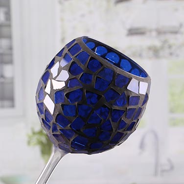 Bottomless mosaic candle holder colored glass votive holders wholesale