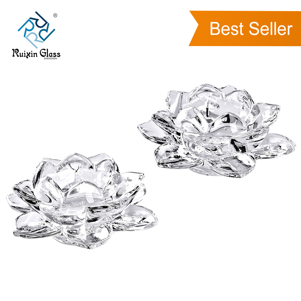 CD004 heißer populärer bester Preis Soem nehmen bleifreies Glas-billiges Kristallkerzen-Halter-Fabrik in China an