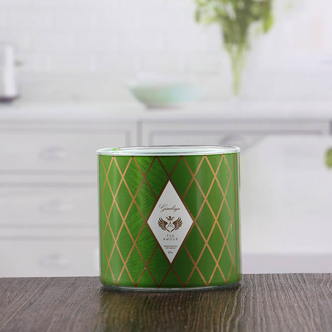 Голубой 3-дюймовые декоративные ураганные свечи оптом