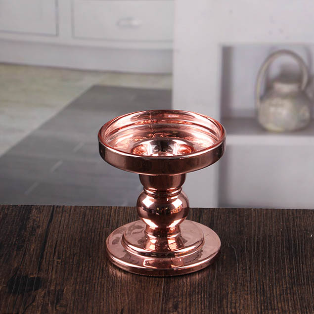 Portacandele a pali bronzati all'ingrosso porta titolari di candeliere a basso costo candeliere bulk