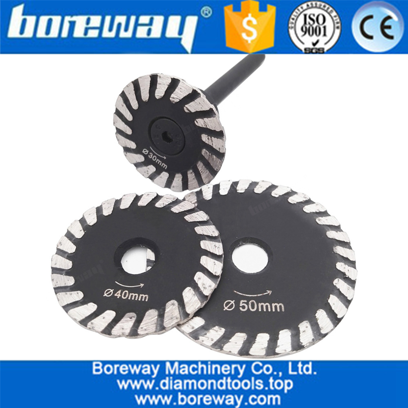 Mini Diamond blade with removable 6mm shank Diamond Caving blades