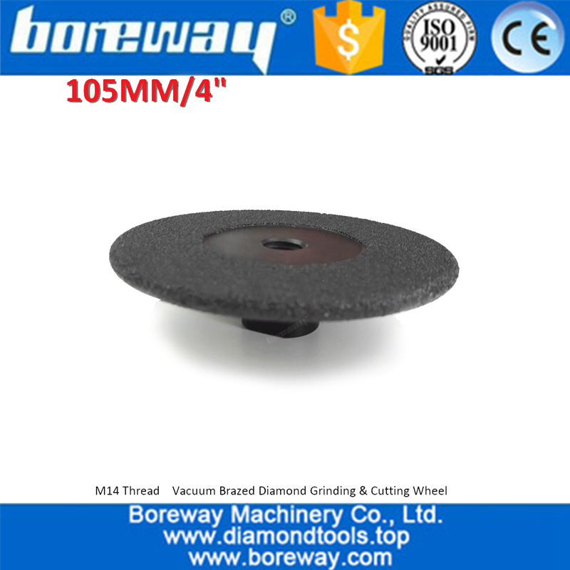 Vacuum Brazed diamond flat grinding wheel supply diamond grinding cup wheels