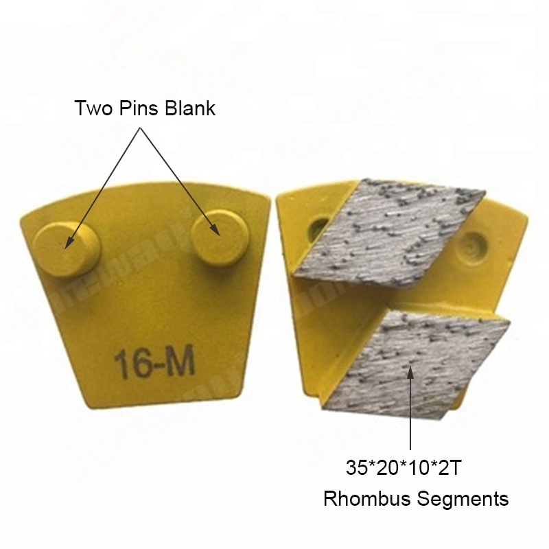 Single Segment Two Pins Grinding Shoes