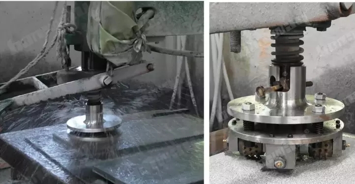 8 Inch Double Layers Bush Hammer Wheel