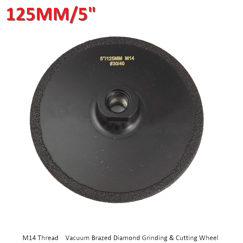 Vacuum Brazed diamond flat grinding wheel supply diamond grinding cup wheels