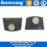 Two Rhombus Segments Grinding Shoes