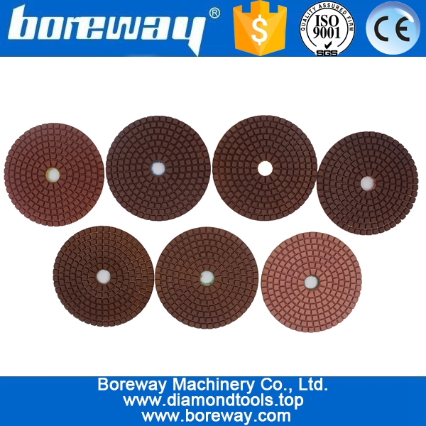 100MM Wet Use Diamond Polishing Pad Wholesaler For Polishing Stone Concrete Ceramics
