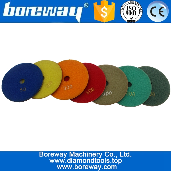 100MM Wet Use Diamond Polishing Pad Wholesaler For Polishing Stone Concrete Ceramics