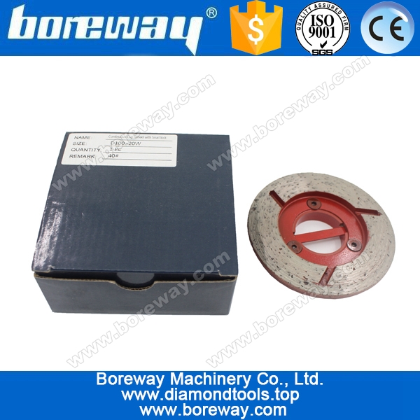 100mm連続リムのカタツムリロックダイヤモンドカップ砥石卸売業者花崗岩、大理石、他の石に適した卸売業者