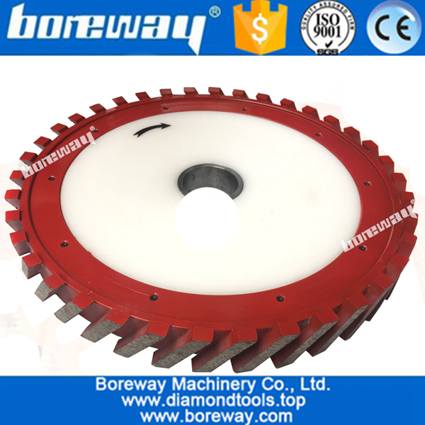 14 inch 16 inch Teflon core diamond segment milling wheel for bridge saw for Grinding Granite Engineered Stone concrete