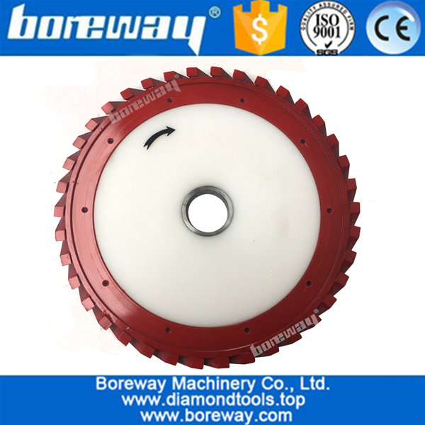 14 inch 16 inch Teflon core diamond segment milling wheel for bridge saw for Grinding Granite Engineered Stone concrete