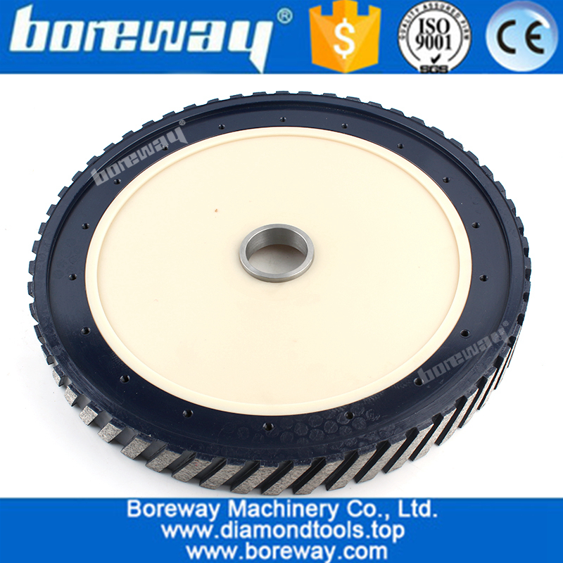 14 inch 16 inch Teflon core diamond segment milling wheel for bridge saw for Grinding Granite Engineered Stone concrete
