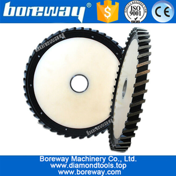 14 inch 16 inch Teflon core diamond segment milling wheel for bridge saw for Grinding Granite Engineered Stone concrete