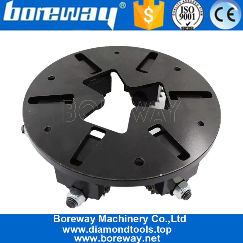 270mm Redi Lock Rotary Bush Hammer Plate For Grinding Rough Surface