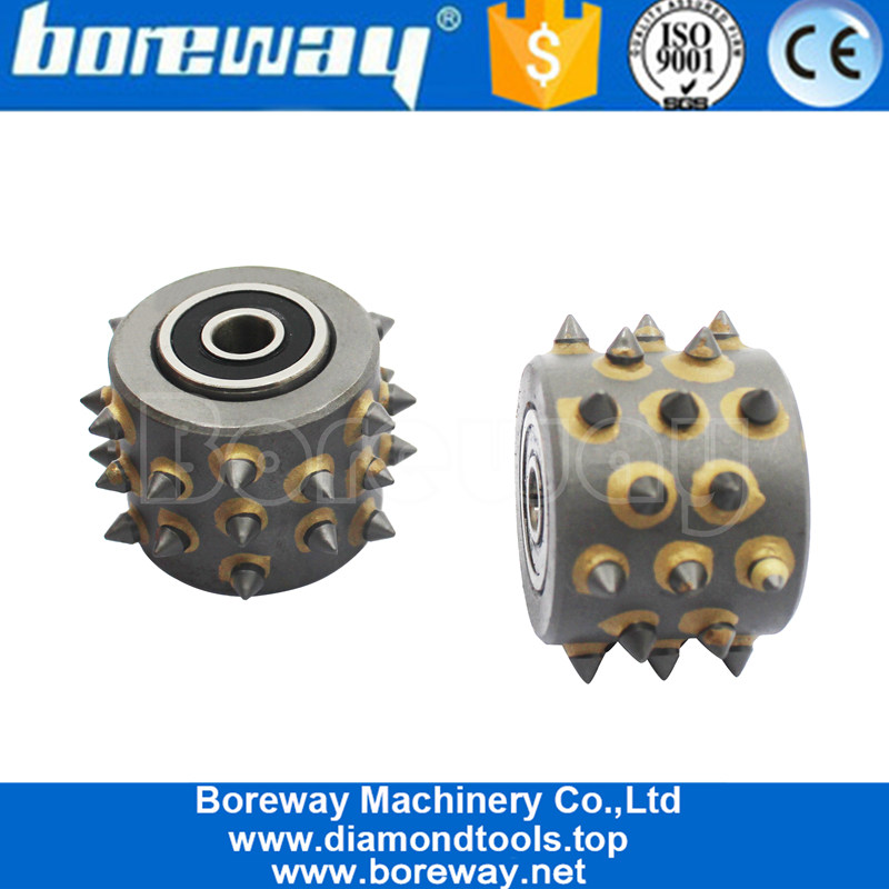 30 Pin Rotary Bush Hammer Roller For Granite Finish Manufacturer