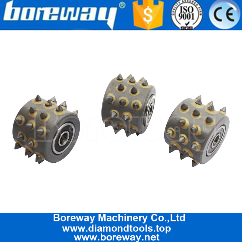 30 Pin Rotary Bush Hammer Roller For Granite Finish Manufacturer