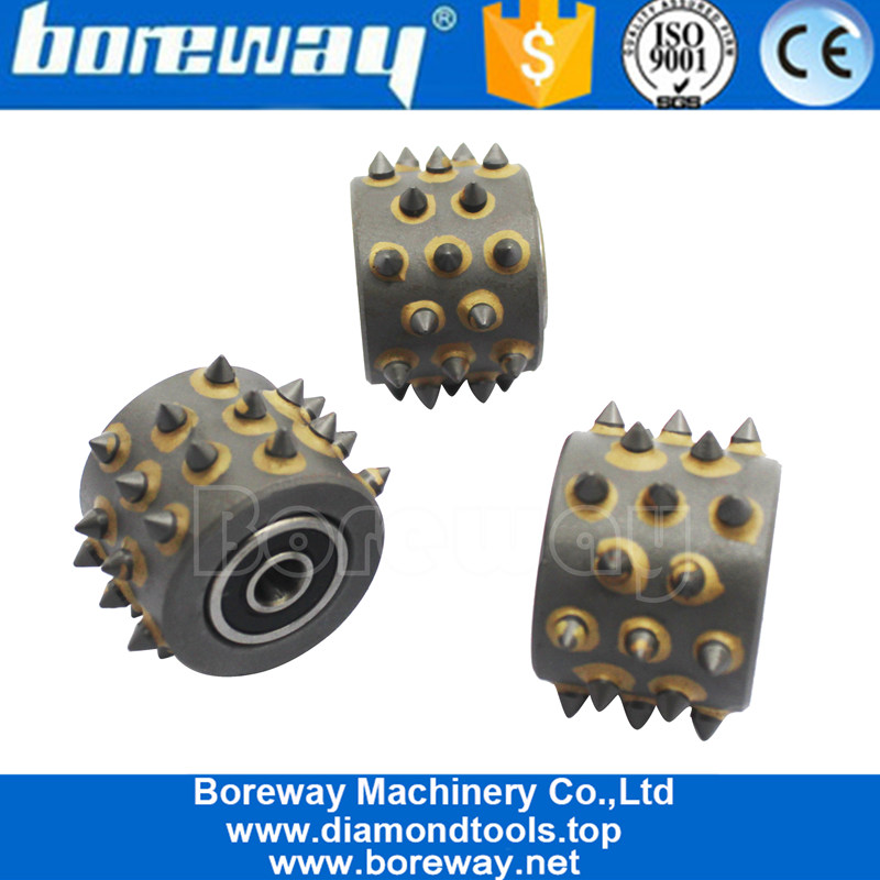 30 Pin Rotary Bush Hammer Roller For Granite Finish Manufacturer