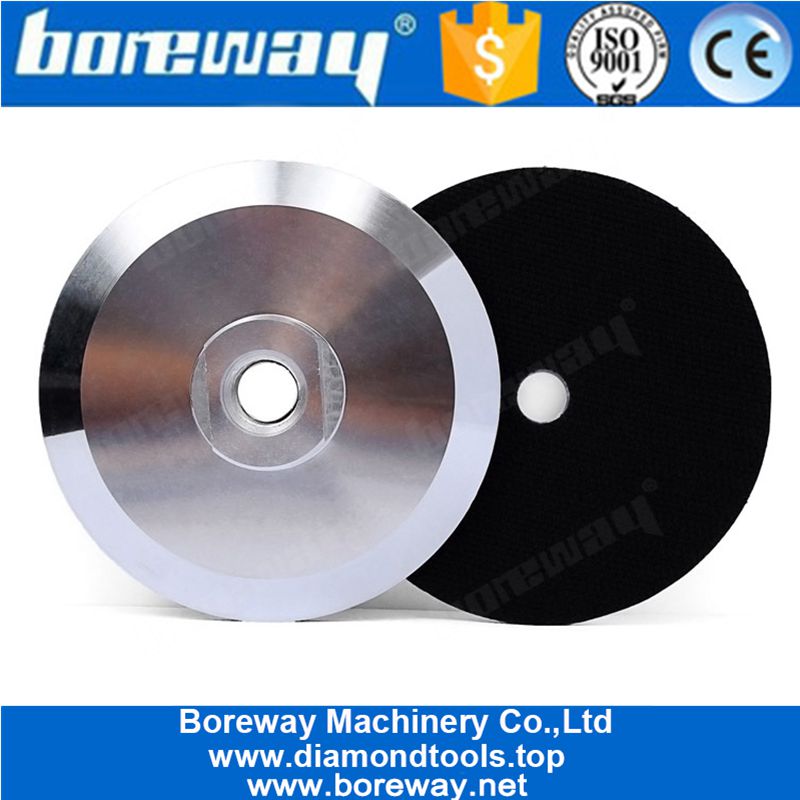 4 Zoll 100mm Aluminium Backer Pads für Diamant-Polierscheiben