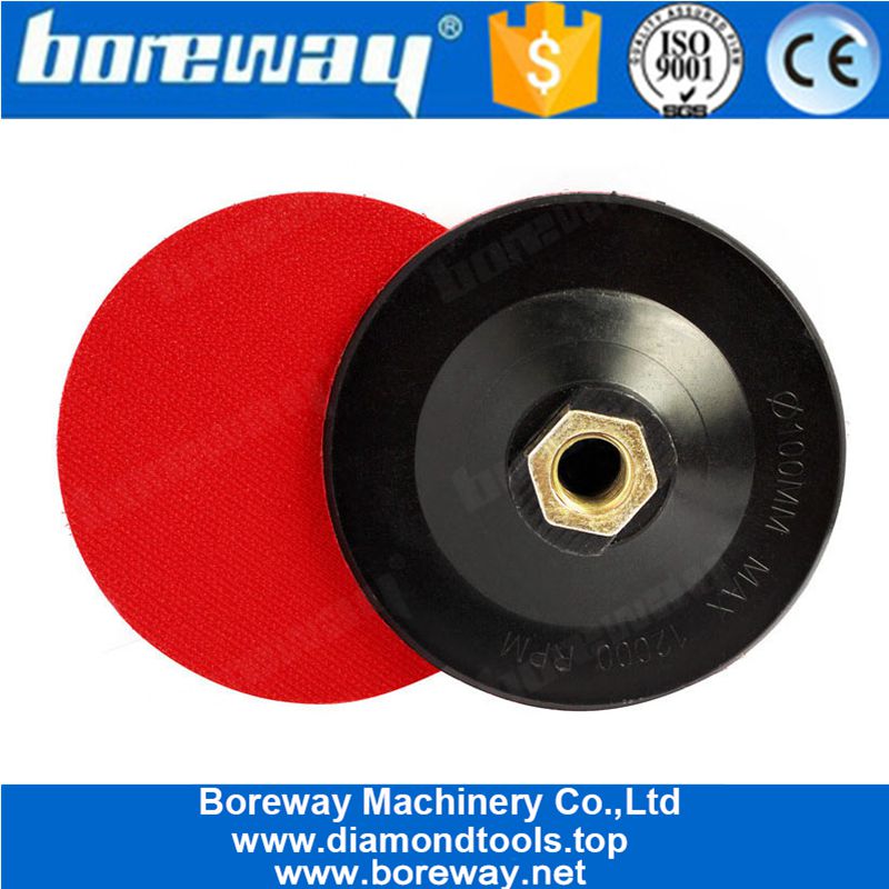 4 इंच 5 इंच वेल्क्रो बफरिंग प्लास्टिक बैकर पॉलिशिंग टूल के लिए