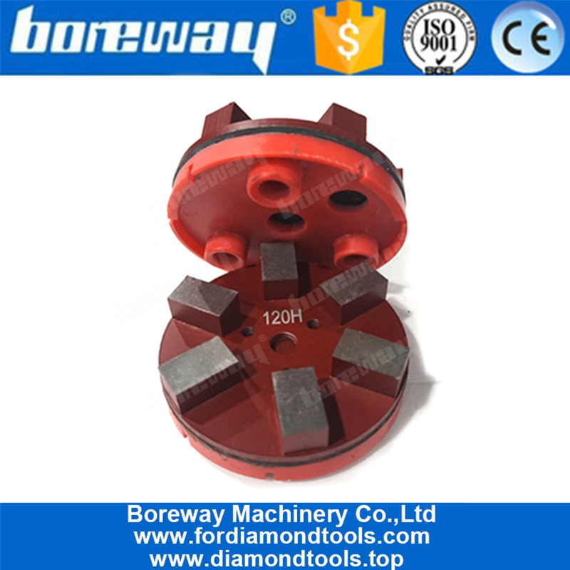 Platorello in metallo diamantato Klindex da 4 pollici con 3 fori