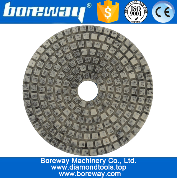 경질 재료 용 4 인치 100mm 4 단계 금속 다이아몬드 연마 패드