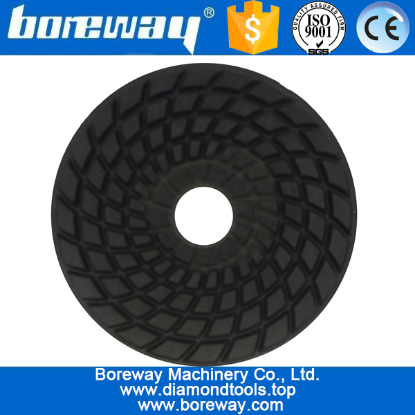 4inch 100mm 7 steps sprial type diamond polishing pads for stone ceramic concrete