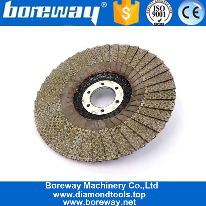 5 Inch 125mm Diamond Flap Sanding Disc For Angle Grinder