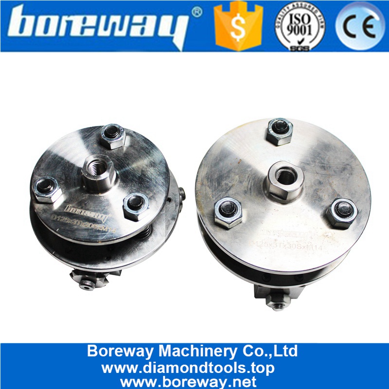 5 Inch Satellite Type Bush Hammer Plate With 3 Heads For Stone Marble Grinding